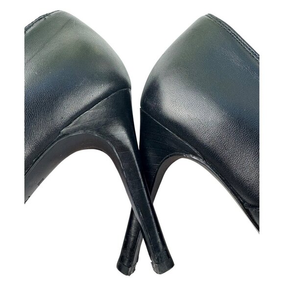 Nine West Black Y2K Jaceyo Stiletto Pumps Booties Size 7.5 M Career Office - Picture 12 of 12